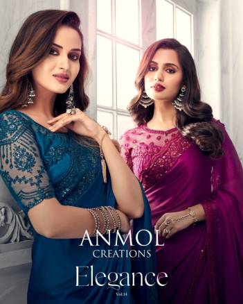 Elegance Vol 14 By Anmol Creation Designer Partywear Saree Collection